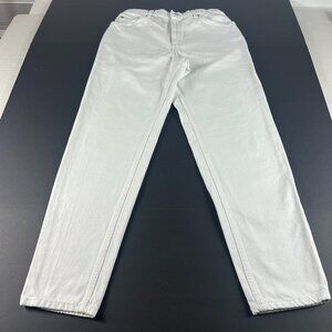 VTG Levi's Jeans Women 28x30* 951 High Rise Relax Taper Denim Orange Tab Tag 10M